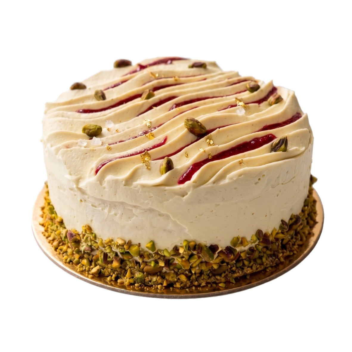 Raspberry Pistachio Cake